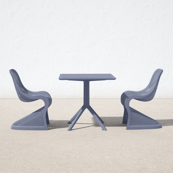 Farrah Square 2 Person Outdoor Dining Set AllModern